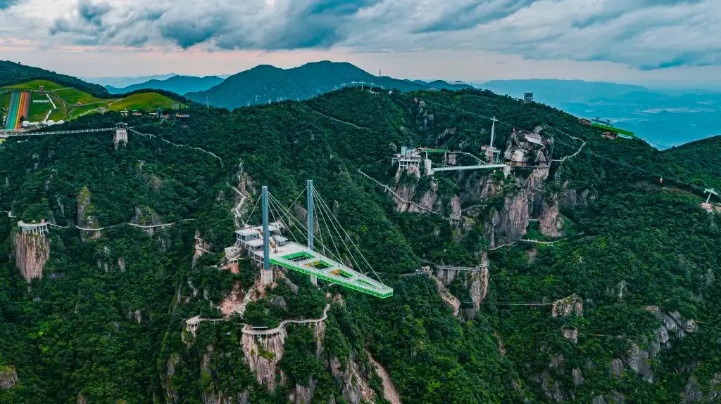 山顶观景实拍